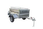 REBOQUE DE CARGA DOÑANA COM TAMPA METÁLICA E PORTA DE CORRER 1200 X 1020 X 440 MM | 300 KG